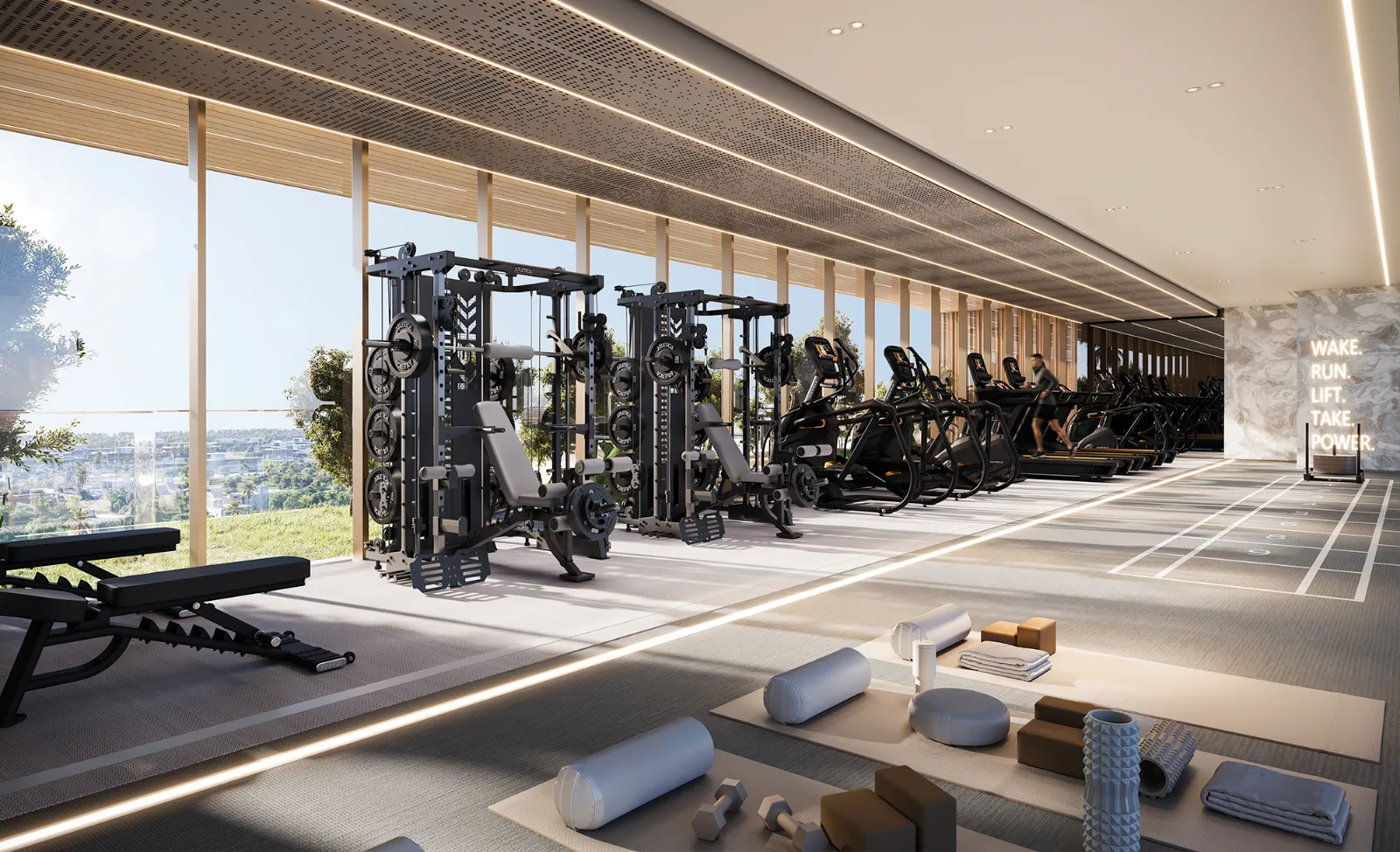 Fitness centre at 113 Residences by Iman
